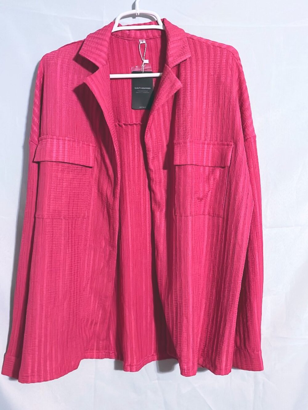 Deepself Cute Pink Lightweight Cardigan Size L